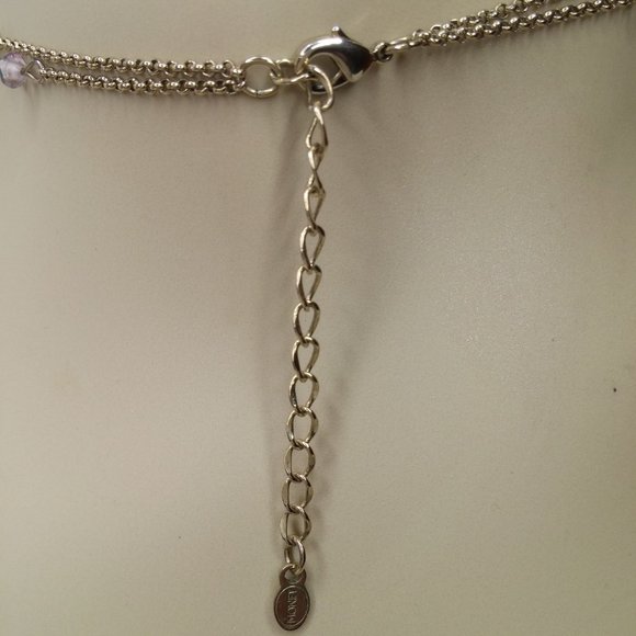 VTG Monet Jewel Toned Crystal Necklace - Picture 9 of 9